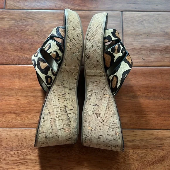 Sam Edelman Leopard Print Sandals - Picture 5 of 8